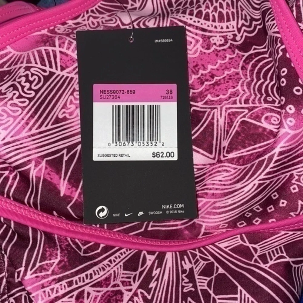 Nike Women's Doodle Crossback Cut Out Swimsuit